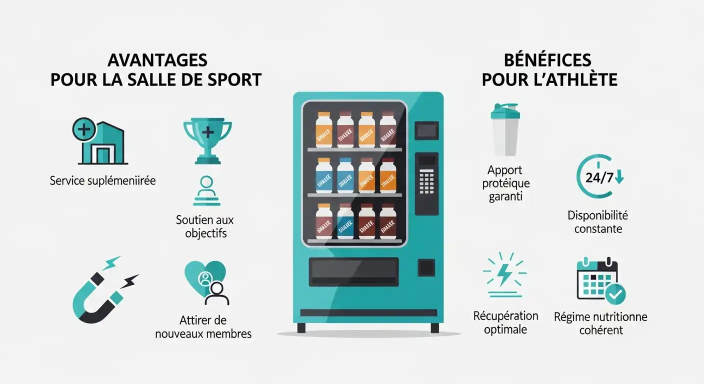 Trouver Votre Distributeur Automatique de Boissons Protéinées Idéal